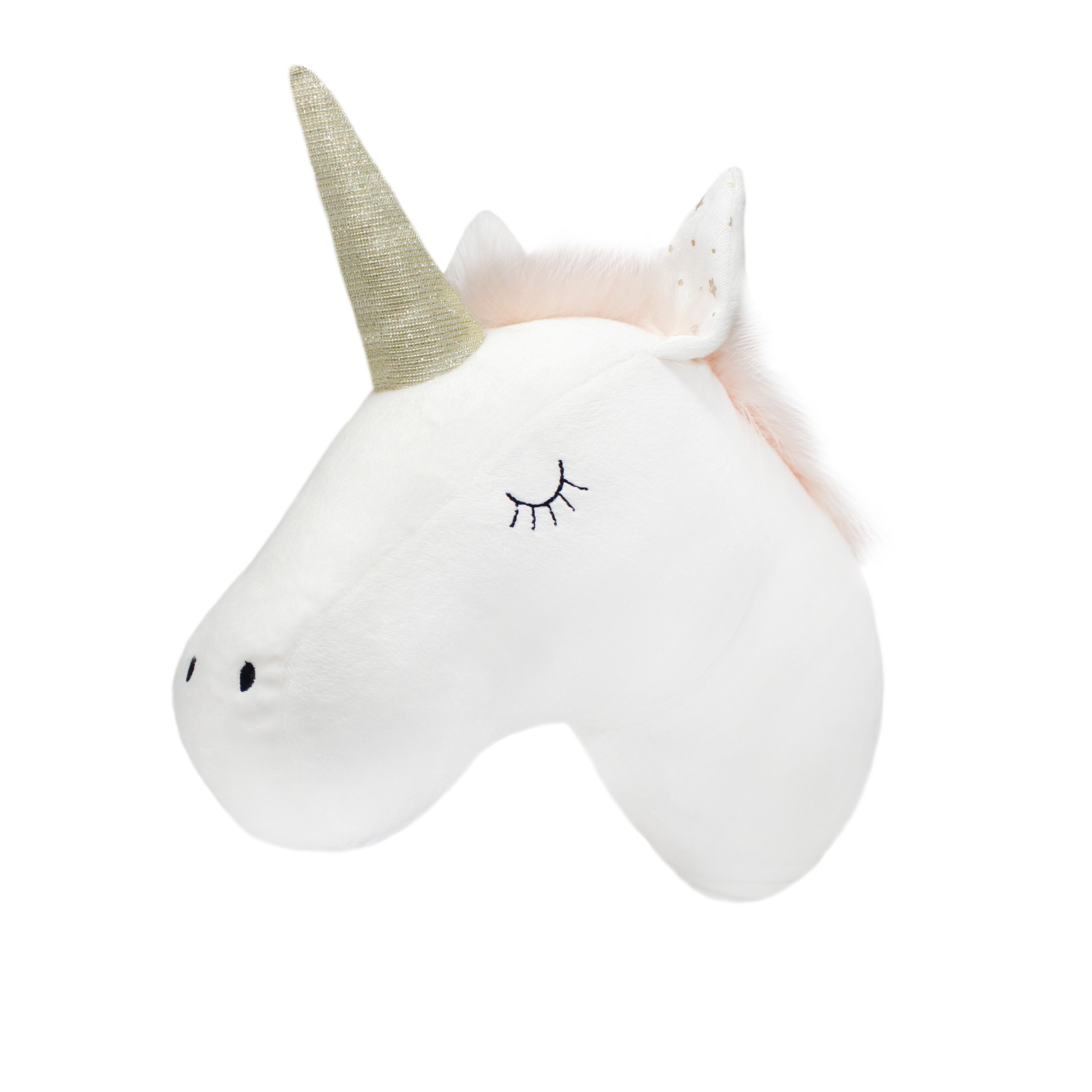 Stuffed unicorn hot sale head